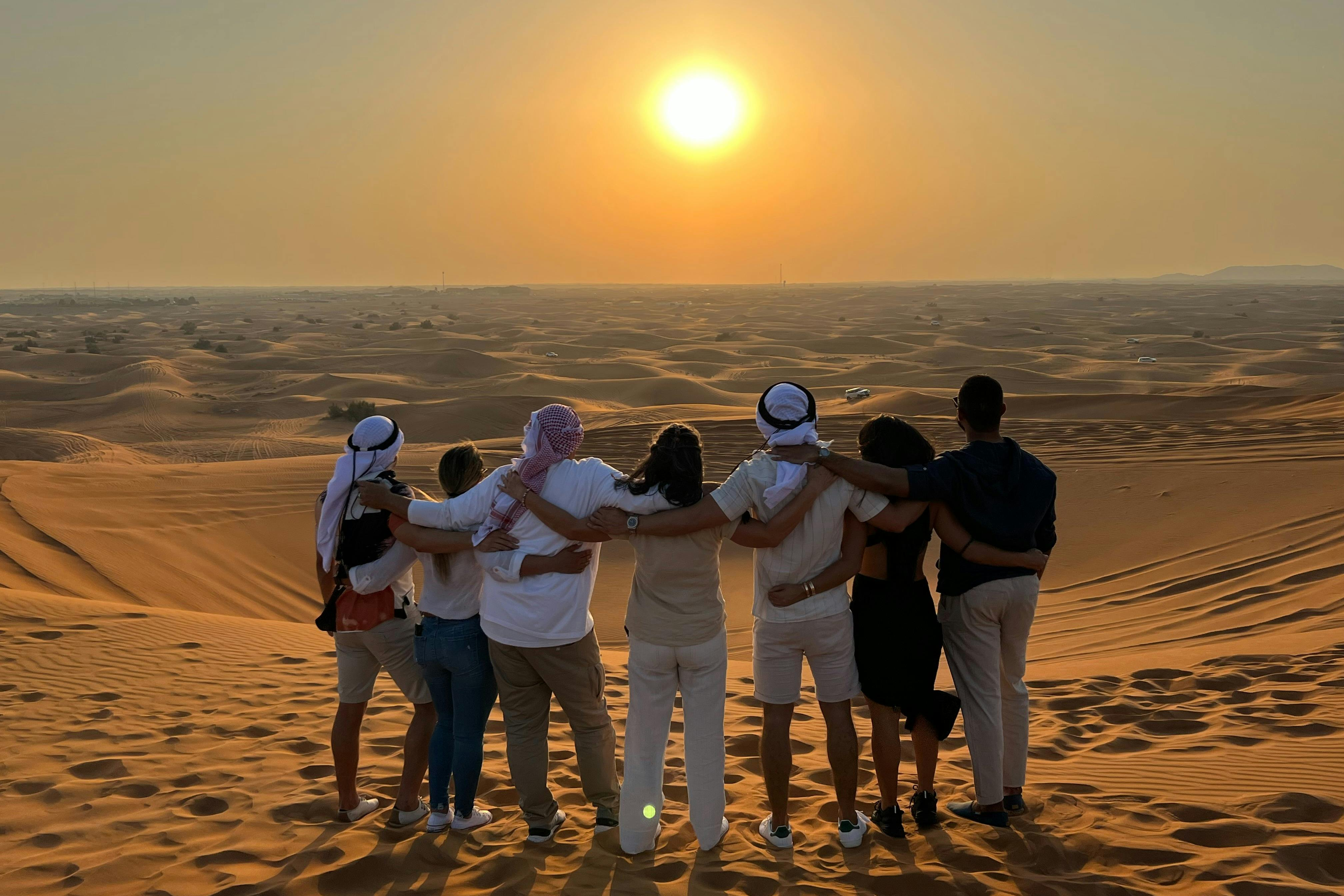 Dubai Evening Desert Safari: Sandboarding, Camel Ride + BBQ Dinner - Photo 1 of 11